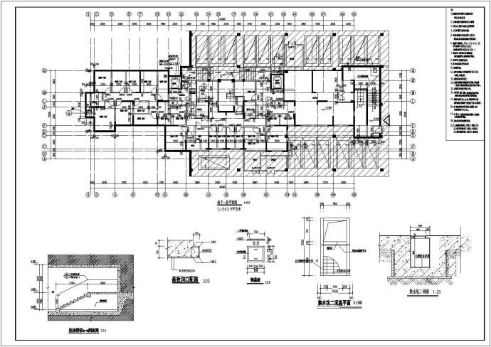 安徽某地十八层住宅楼建筑设计图（3栋）_图1