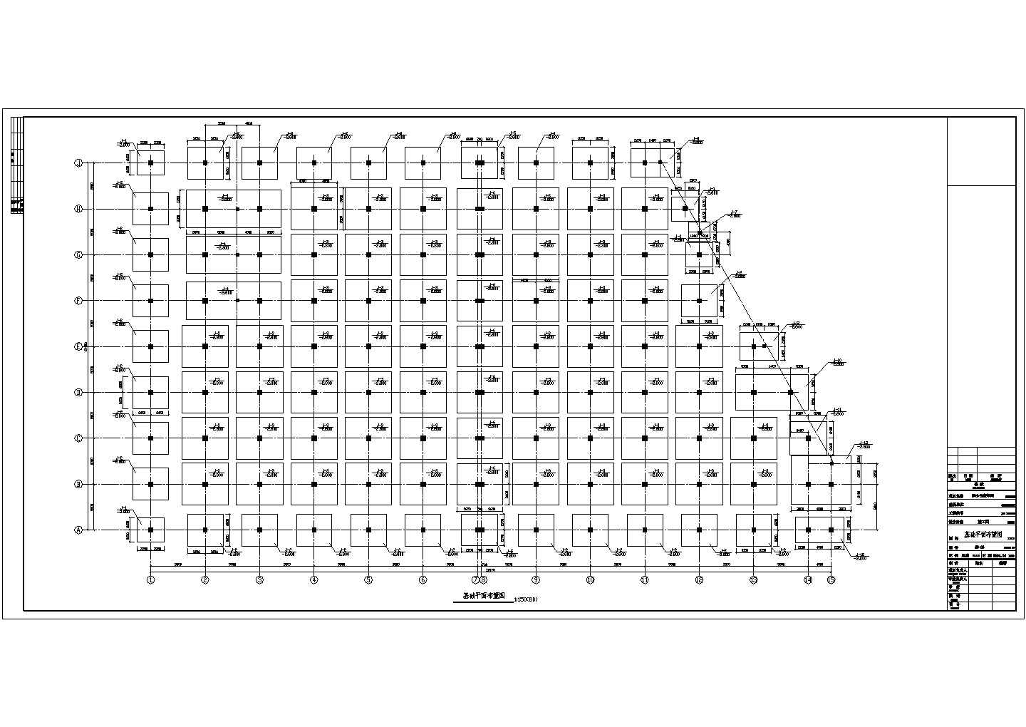 某钢筋钢筋混凝土框架结构厂房结构设计施工图