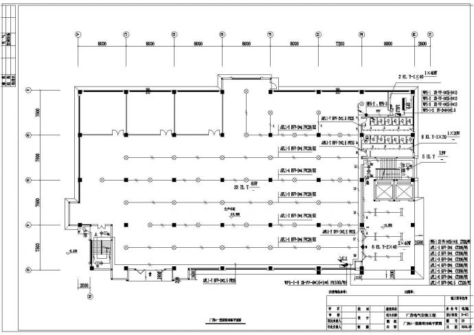 某工业厂房电气施工图纸（含电气设计说明）_图1