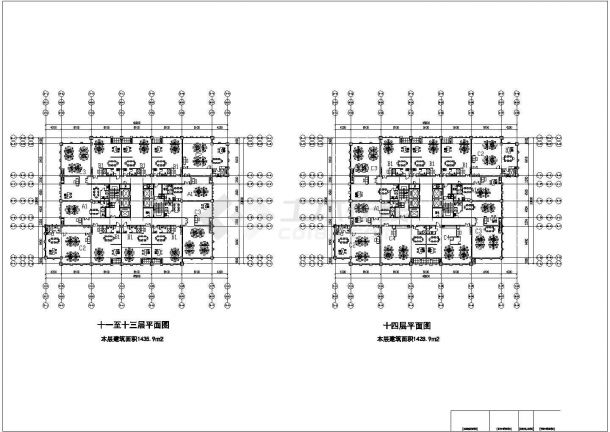 某十六层SOHO办公楼建筑扩初设计cad图（含效果图）-图二