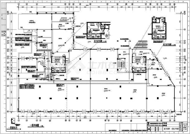 某小区十七层住宅楼全套电气施工图纸（含车库）-图二
