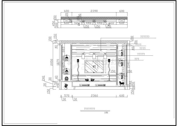 某南方地区私人住宅装修设计施工图-图一