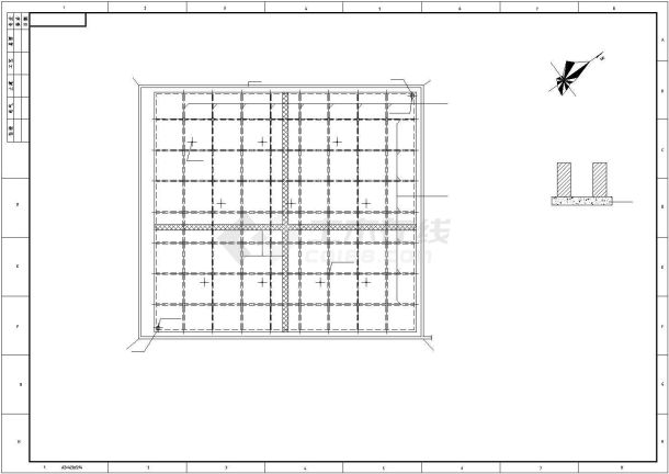 某矩形水池结构设计图（共11张图）-图二
