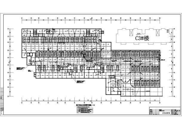 安徽某单层地下车库电气施工图（二级负荷）-图二