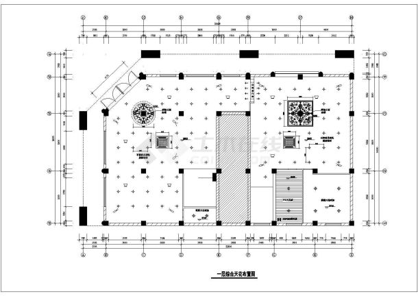 苏州市某两层药店电气装修施工图-图二