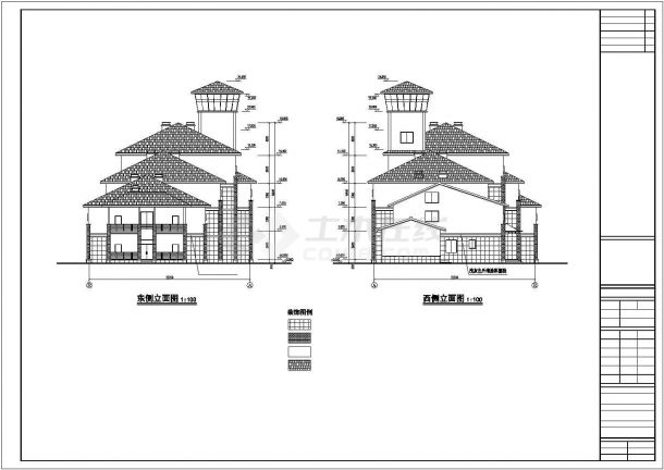 某四层框架结构酒店毕业设计(含计算书、建筑结构设计图)-图一