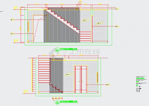 住宅楼标准层戶型装饰设计cad图纸集设计方案，含多张效果图-图二