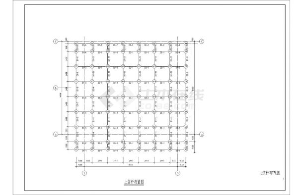 某售楼处网架结构设计图（钢结构，共9张）-图二