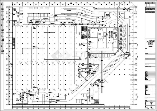 哈尔滨某广场暖通施工图（含设计说明）-图一