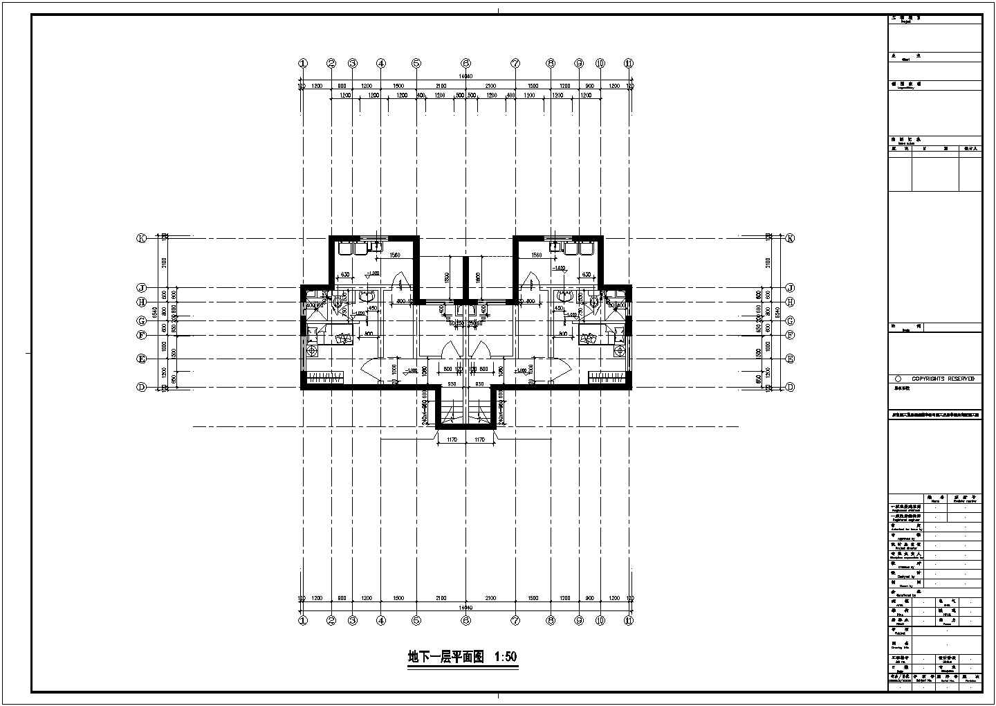 某三层楼双拼别墅建筑设计图（含设计说明）