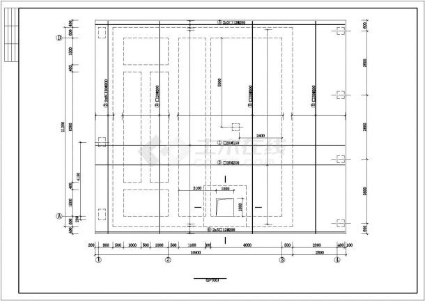 某地污水泵房结构设计施工图（共14张）-图二
