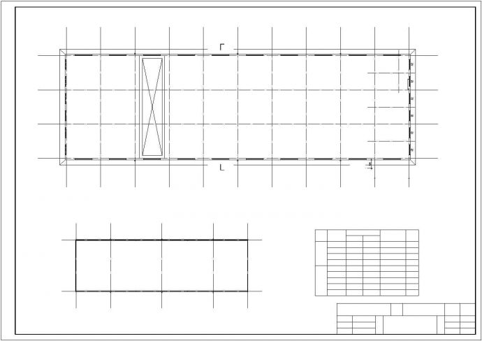 轻钢结构单层工业厂房结构设计施工图（毕业设计）_图1