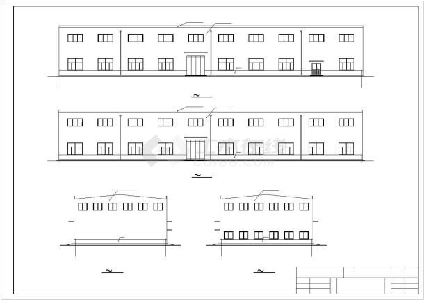 轻钢结构单层工业厂房结构设计施工图（毕业设计）-图二