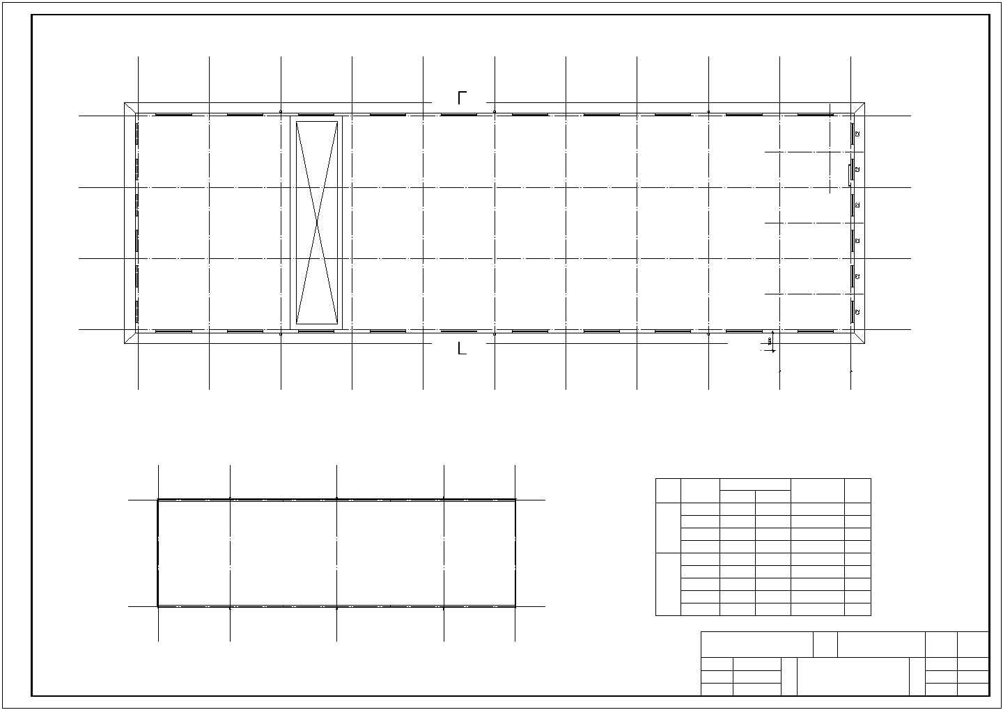 轻钢结构单层工业厂房结构设计施工图（毕业设计）