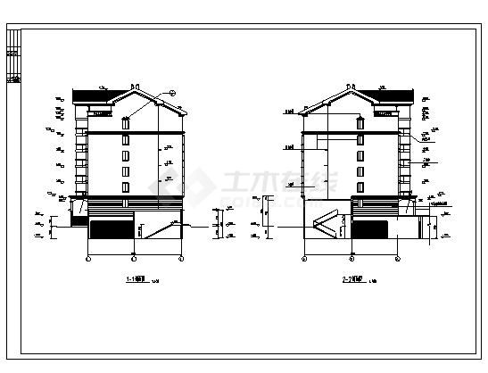 碧海花园建筑平面图cad-图一