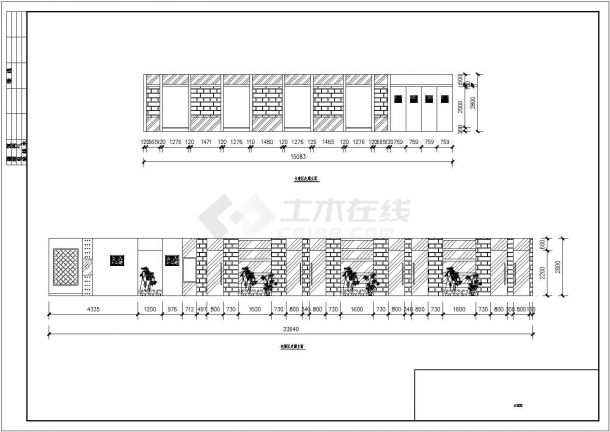  A complete set of design and construction drawings for the interior decoration of a coffee shop - Figure 1