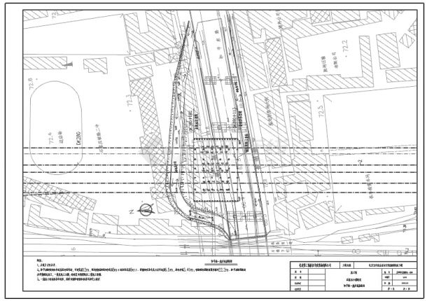 【河北】知名院设计客运专线新建六线并行铁路隧道施工图（DWT格式）-图二