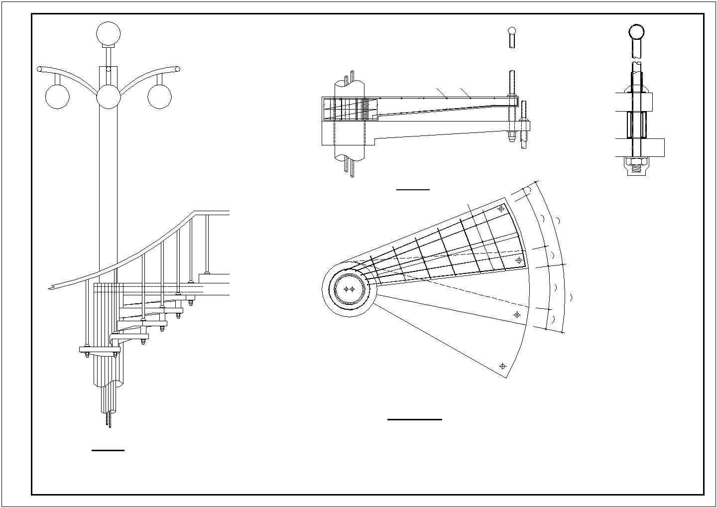 现代时尚即美观有节约空间的螺旋盘梯楼梯图