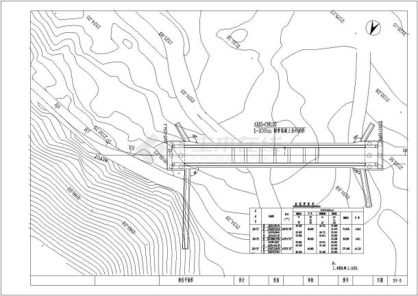 跨径为100m的下承式钢管混凝土简支系杆拱桥施工图（含计算书）-图二