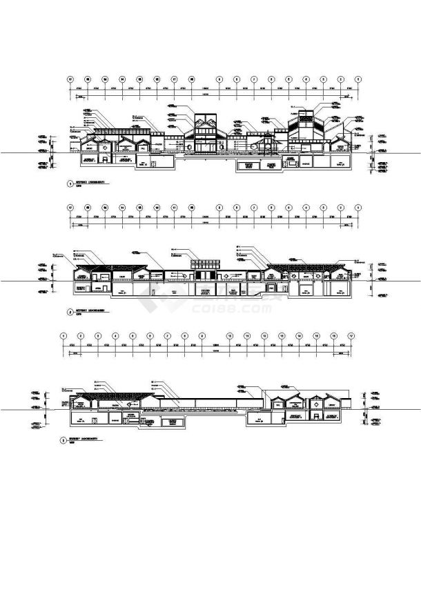苏州博物馆建筑方案全套图纸（含中平面图）-图二