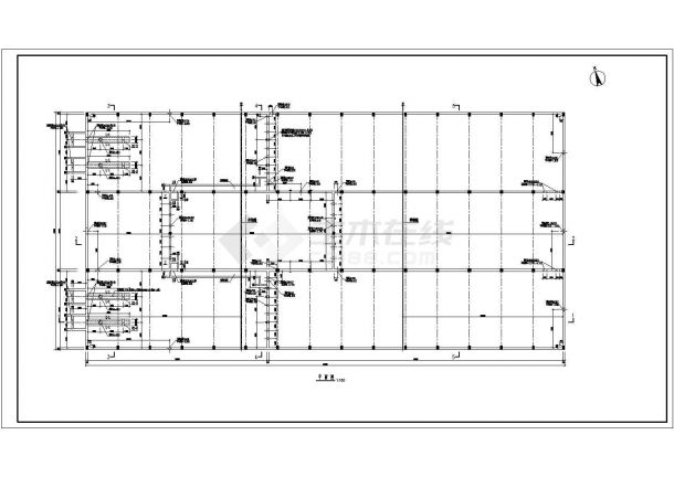 【浙江】某水池结构设计图（桩基础，共9张）-图一