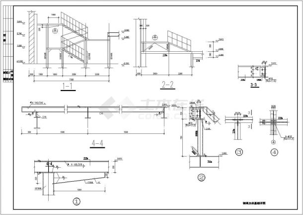某单层厂房结构设计图（独立基础，共5张）-图二