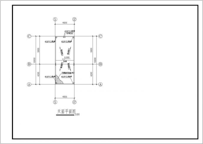 某2层卫生间结构设计图，轻钢结构_图1