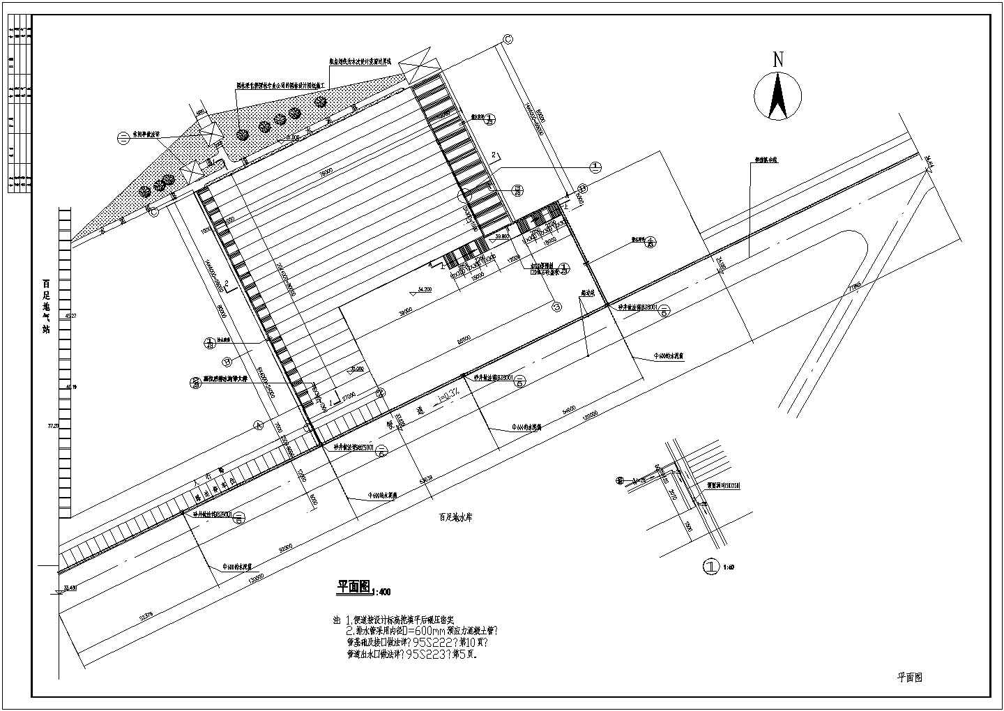 某地公墓陵园第九墓区建筑设计施工图
