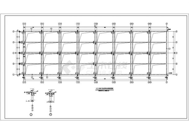 某水池结构设计图（桩基础，共13张）-图二