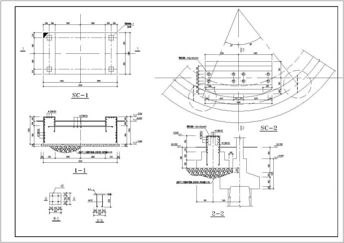 某工厂混凝土筒仓结构规划图_图1