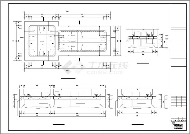 某泵房结构设计施工图（地上一层）-图二