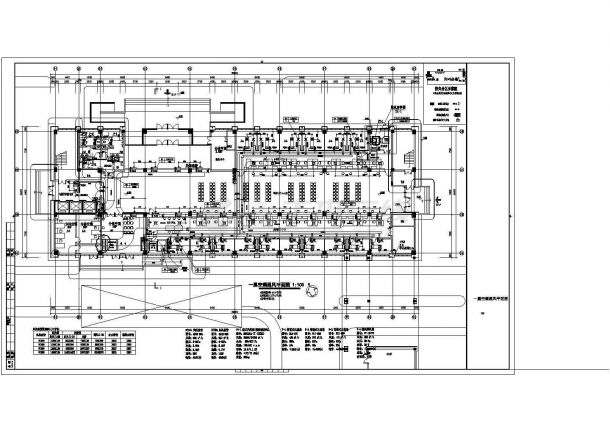 【江苏】8层办公楼空调系统及通风排烟设计施工图-图二