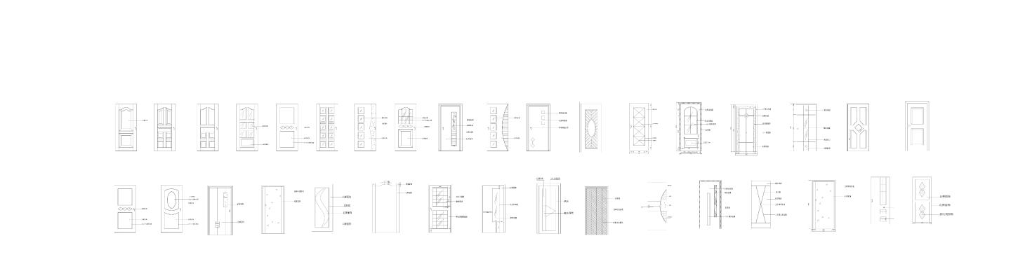 北京某地室内建筑设计装潢门类cad平面图