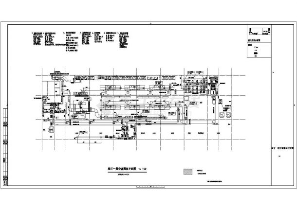 【江苏】某8层办公楼VRV空调通风系统及排烟设计施工图-图一