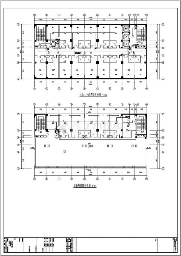 【江西】16层商住楼电气设计施工图纸-图二