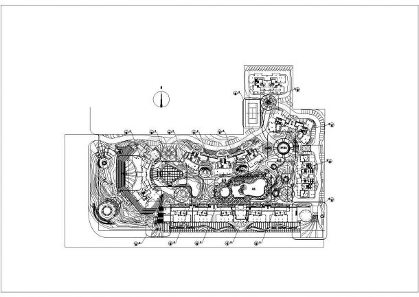 【广西】现代风格庭院花园景观规划设计施工图-图一