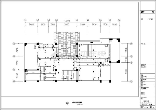 独栋别墅高档区简欧三层别墅样板间装修施工图（含效果）-图二