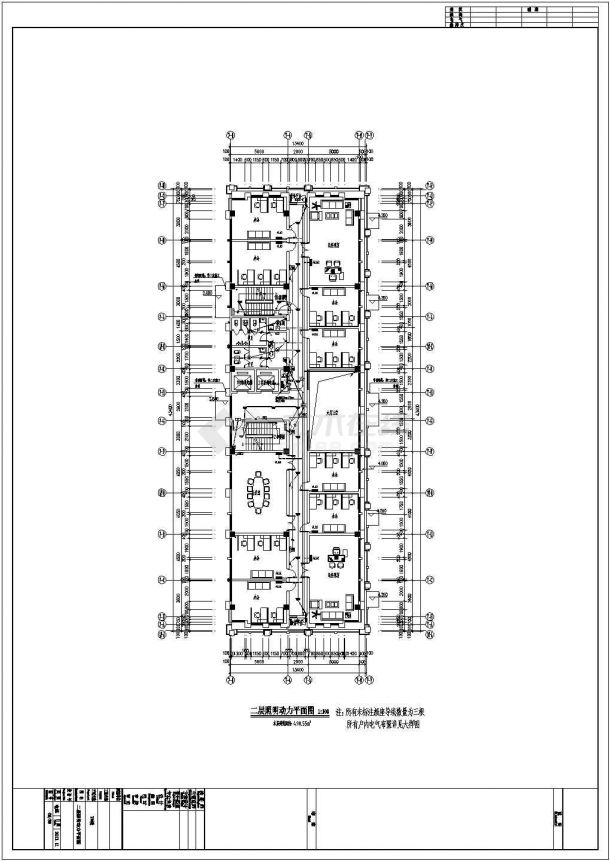 【江西】6层办公楼电气设计施工图纸-图二