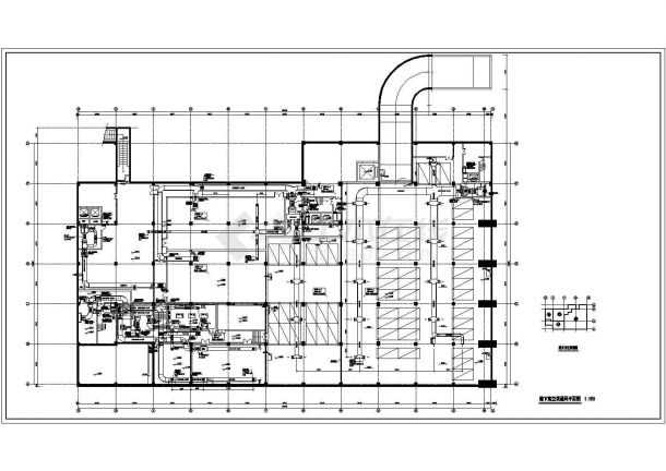【浙江】某5层办公楼空调及通风排烟设计施工图（空气源热泵 VRF系统）-图一