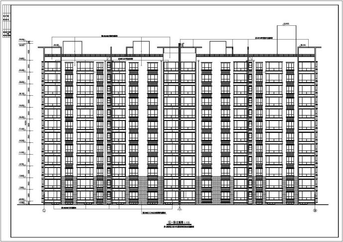 某地区小高层住宅楼施工详图（全套）_图1