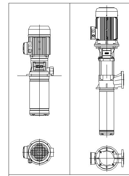 CAD水泵图块_图1