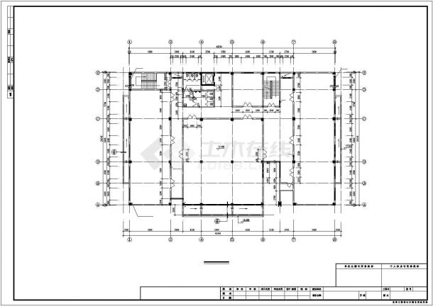 某地办公楼建筑结构设计方案施工图纸-图二