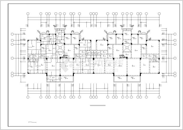 多层住宅楼建筑结构设计施工图纸（共15张）-图一