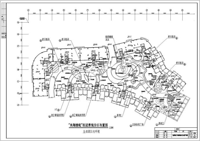 一套景观设计关于重庆芳草地自由港湾的图纸共33张_图1