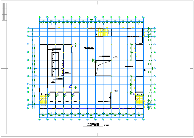 某中学食堂建筑图设计低版本_图1