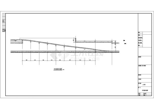 【河北】框架结构地下车库施工设计图-图二