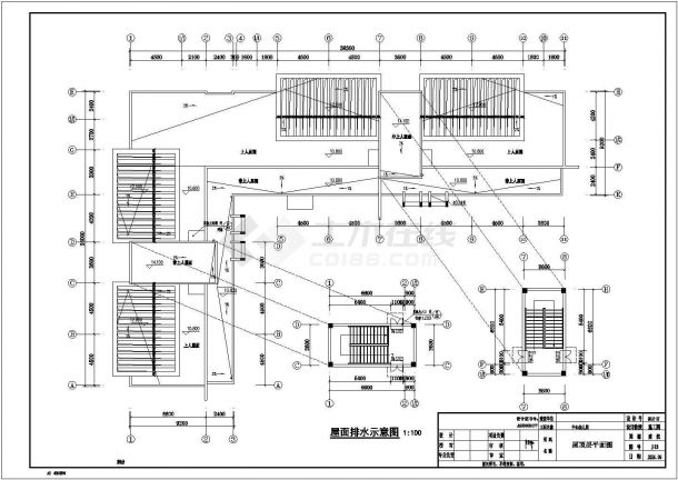 [重庆]三层L型框架结构幼儿园活动室及辅助用房结构施工图（含建筑图）-图二