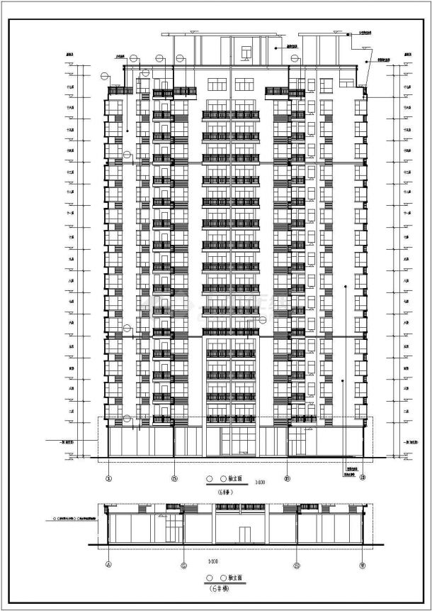 某新修塔室住宅全套建筑规划设计施工图-图一