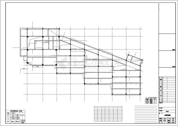 [深圳]三层框架结构幼儿园结构施工图-图一