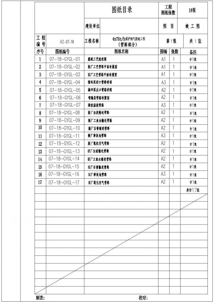 某锅炉烟气脱硫工程白泥法脱硫管路图_图1